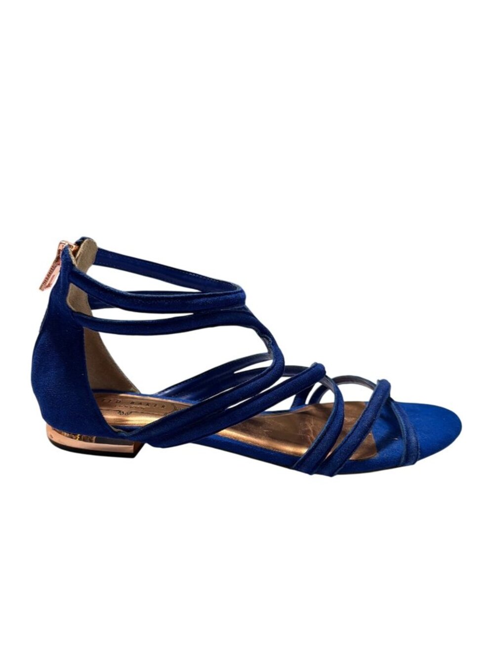 Ted Baker London Blue Suede Gladiator Sandals